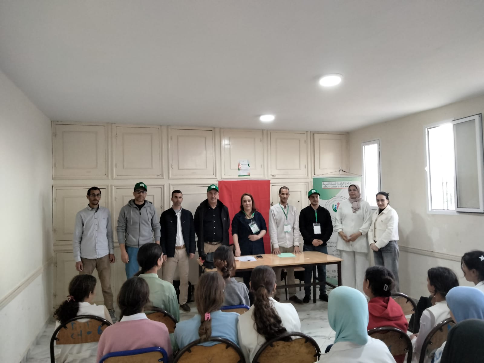 نشاطً  تحسيسي  بـدار الطالب(ة) بجماعة  اسجن اقليم وزان