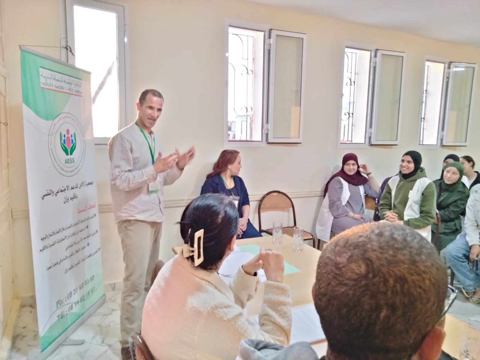 نشاطً  تحسيسي  بـدار الطالب(ة) بجماعة  اسجن اقليم وزان