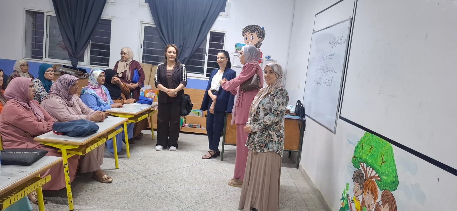 نشاط تحسيسي حول الضغط النفسي لدى النساء