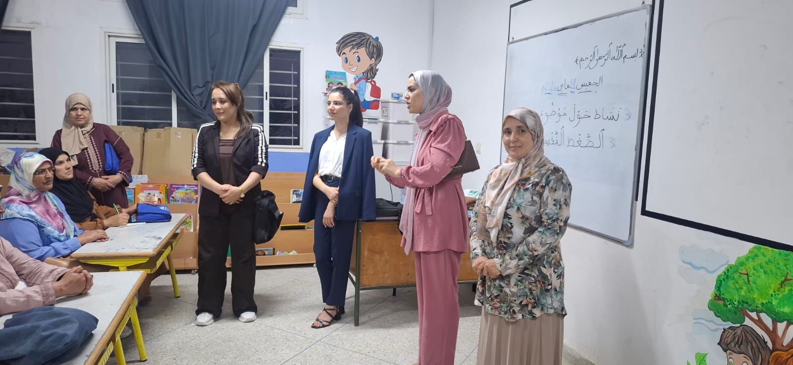 نشاط تحسيسي حول الضغط النفسي لدى النساء